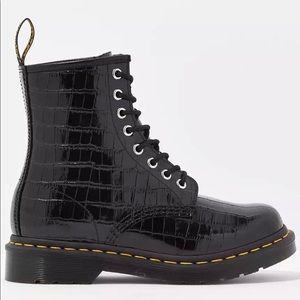 Dr. Martens 1460 Patent Leather Crocodile Boot